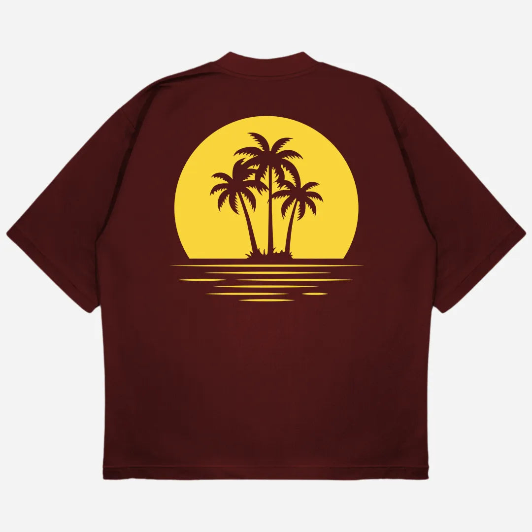 Beach Drop Shoulder T-Shirt