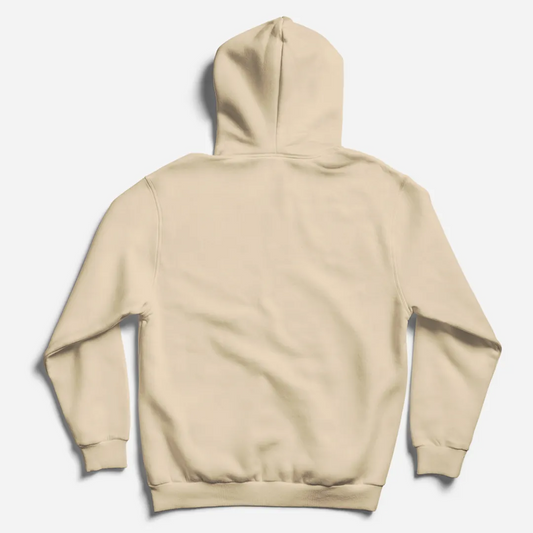 Beige Pullover Hoodie