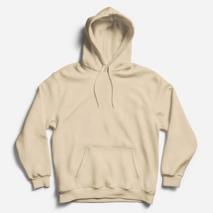 Beige Pullover Hoodie