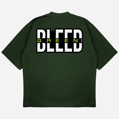 Bleed Green Drop Shoulder T-Shirt