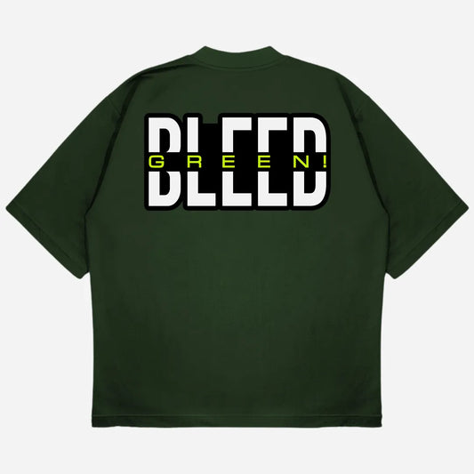 Bleed Green Drop Shoulder T-Shirt