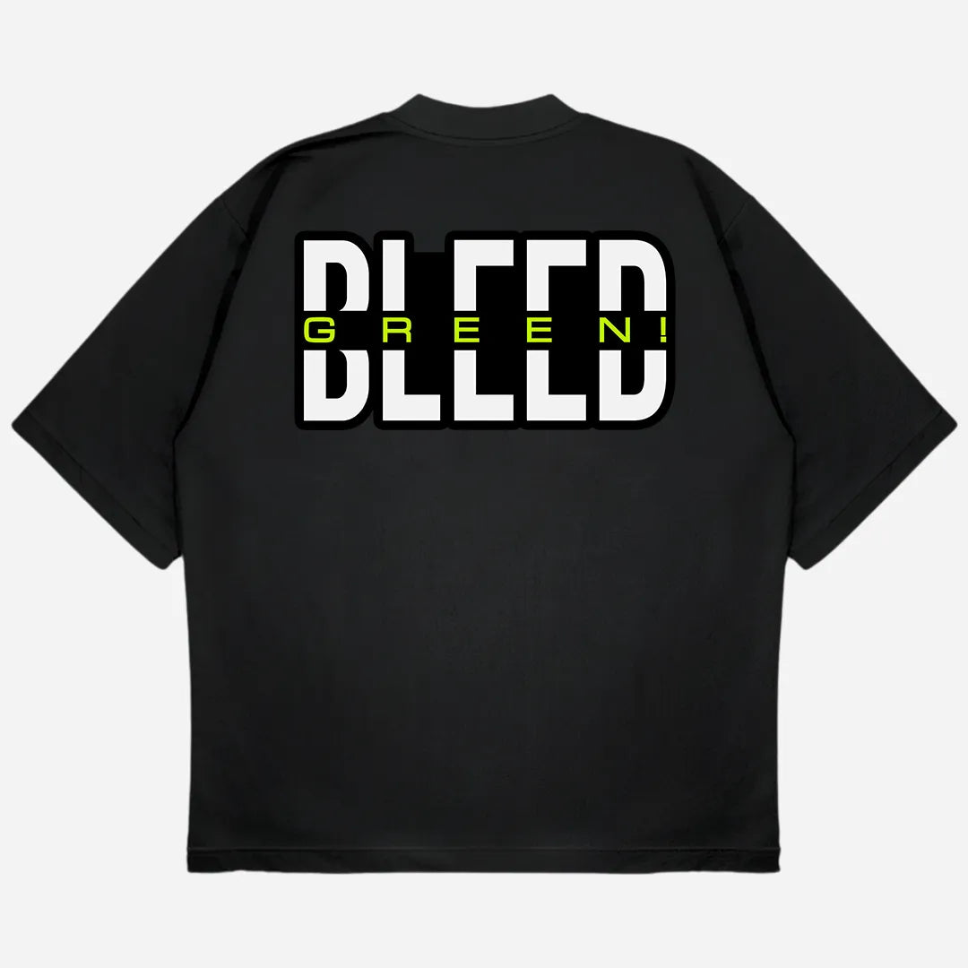 Bleed Green Drop Shoulder T-Shirt
