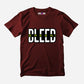 Bleed Green Half Sleeve T-Shirt