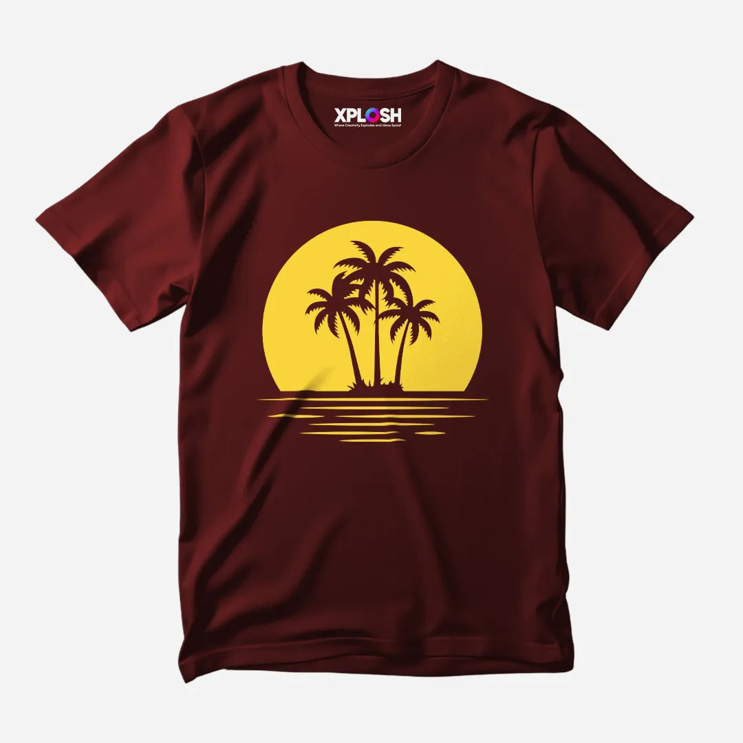 Beach Half Sleeve T-Shirt