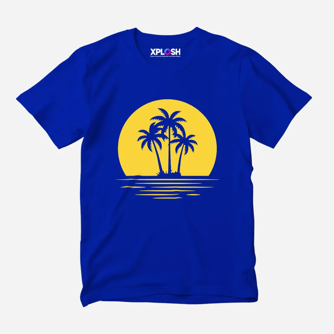 Beach Half Sleeve T-Shirt