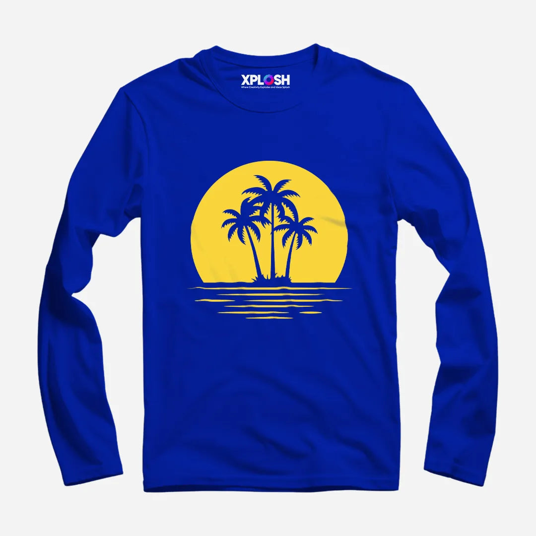 Beach Full Sleeve T-Shirt