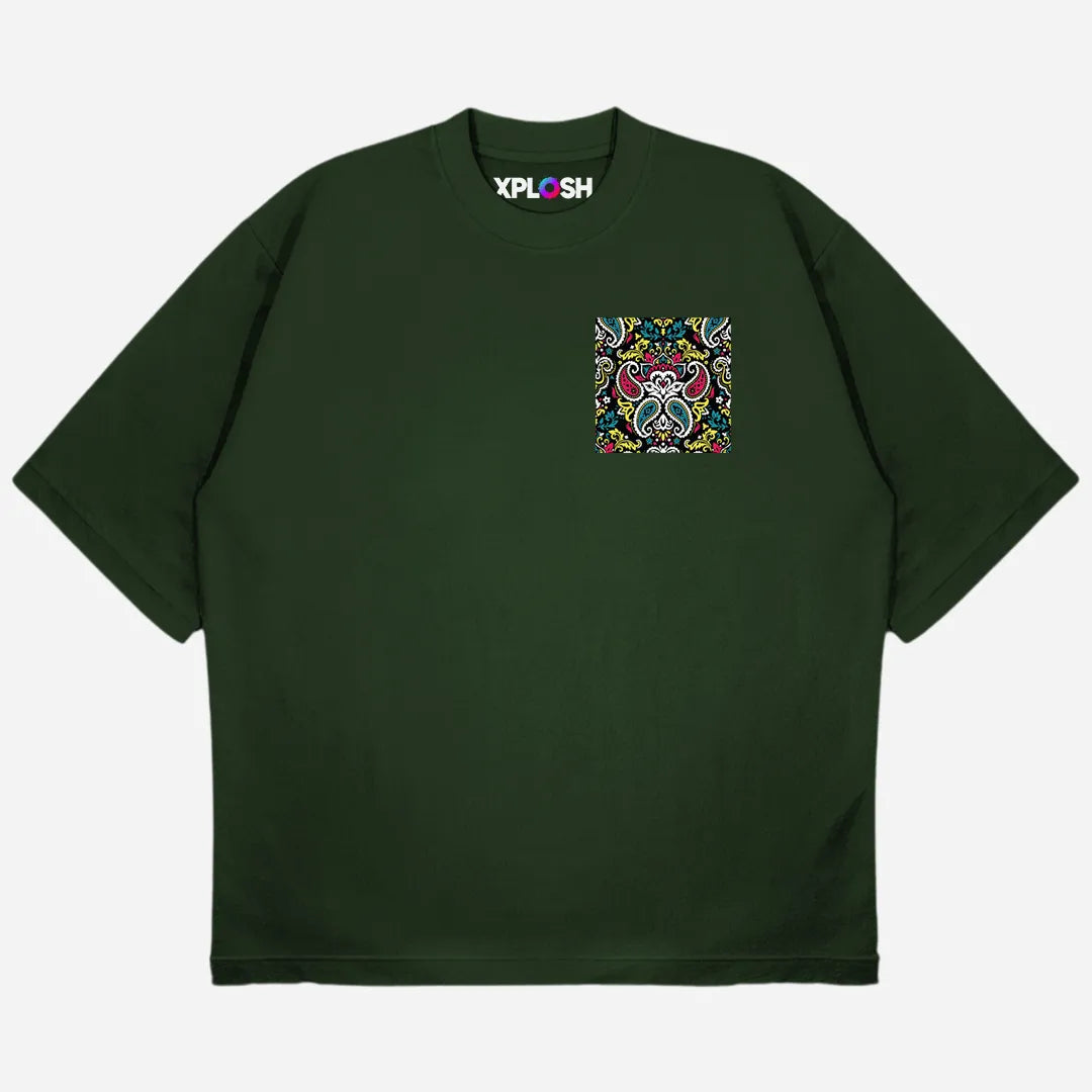 Boteh Drop Shoulder T-Shirt