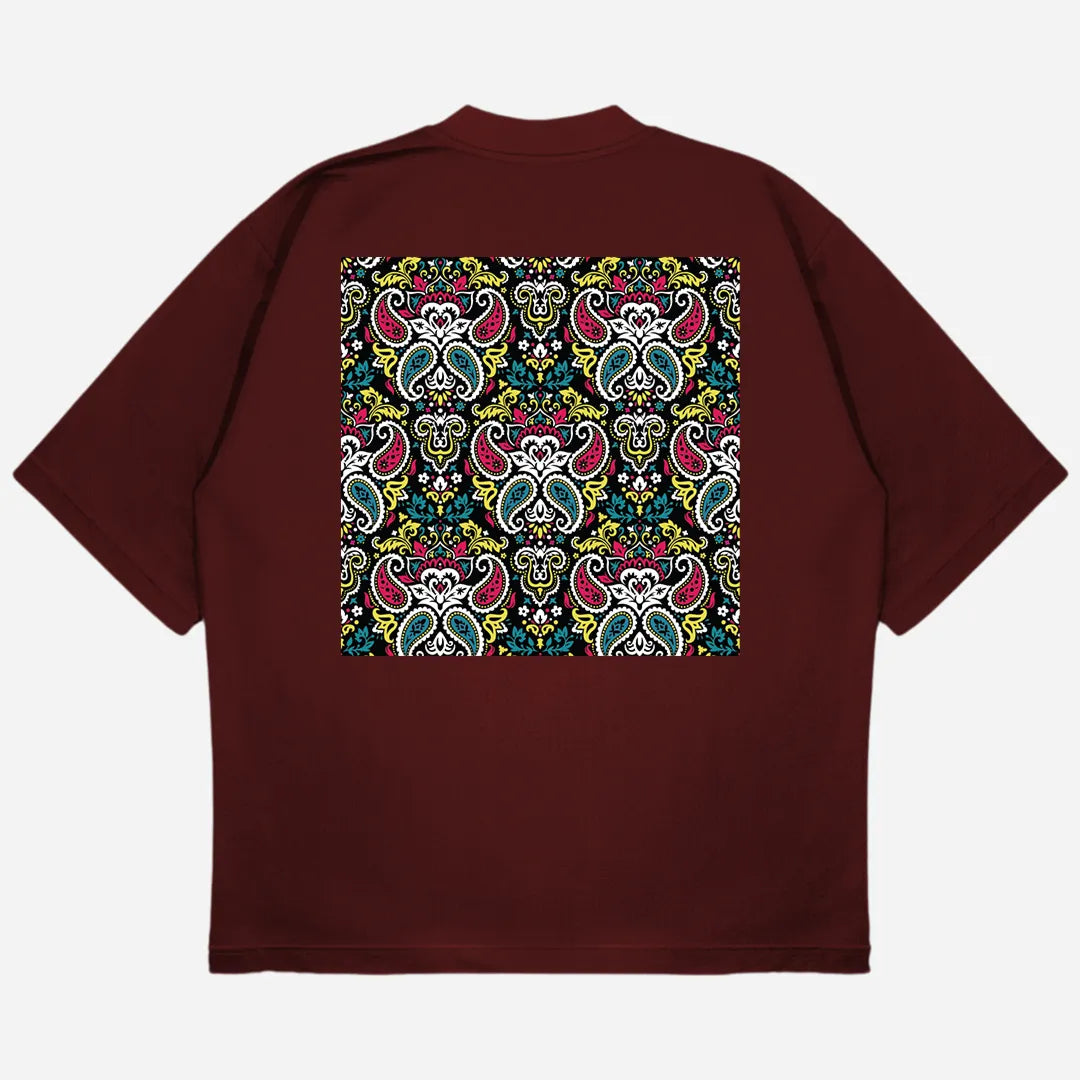 Boteh Drop Shoulder T-Shirt