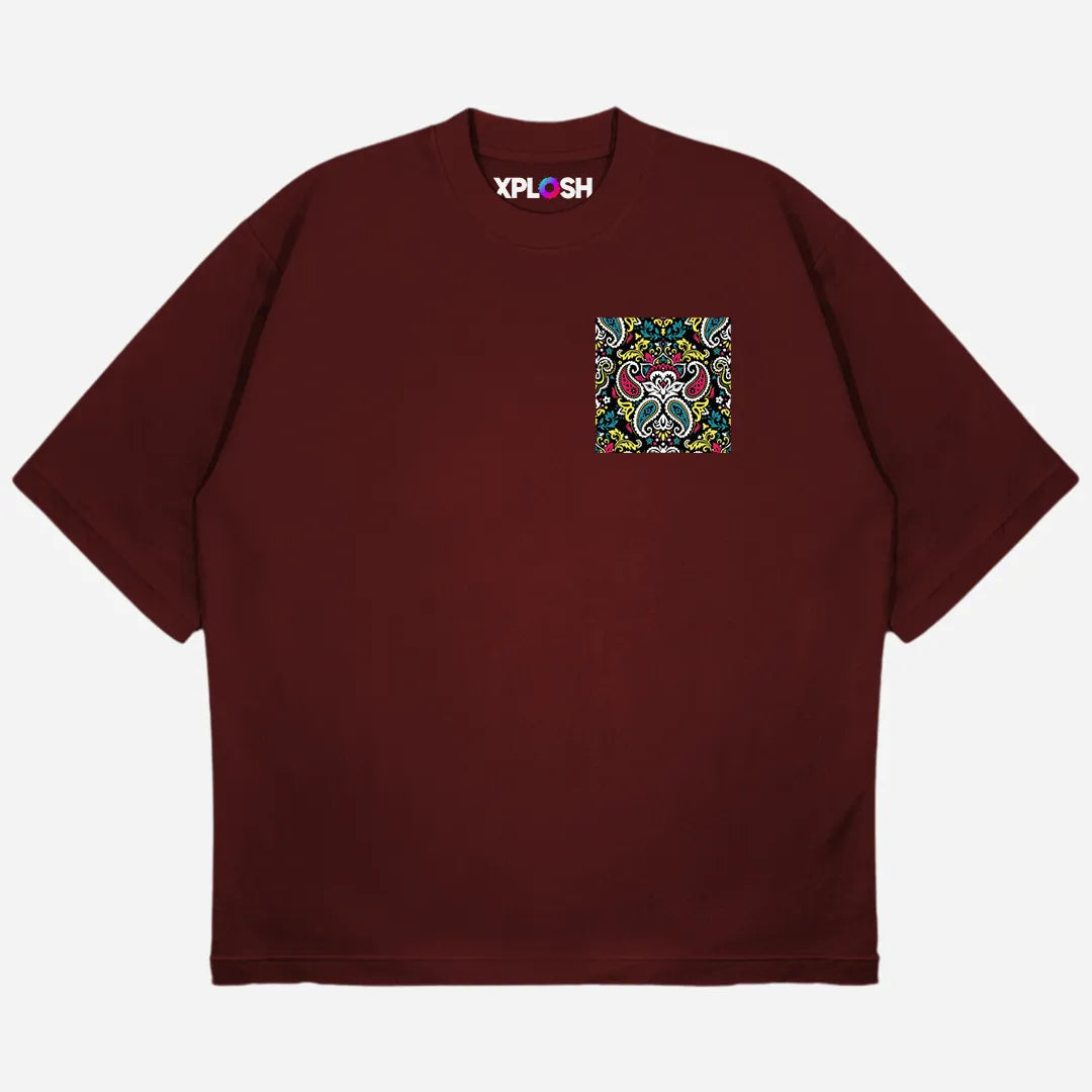 Boteh Drop Shoulder T-Shirt