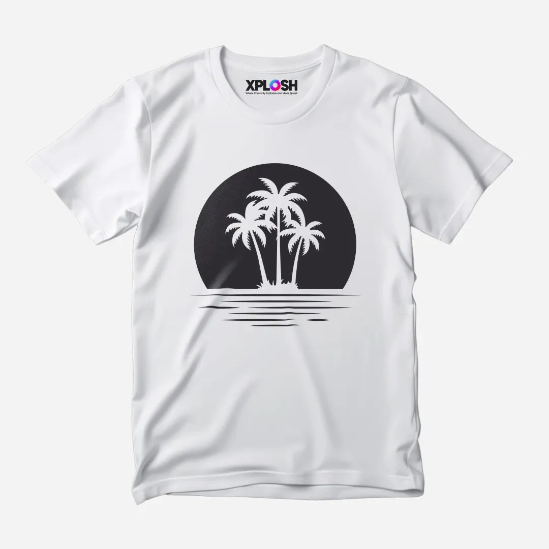Beach Half Sleeve T-Shirt