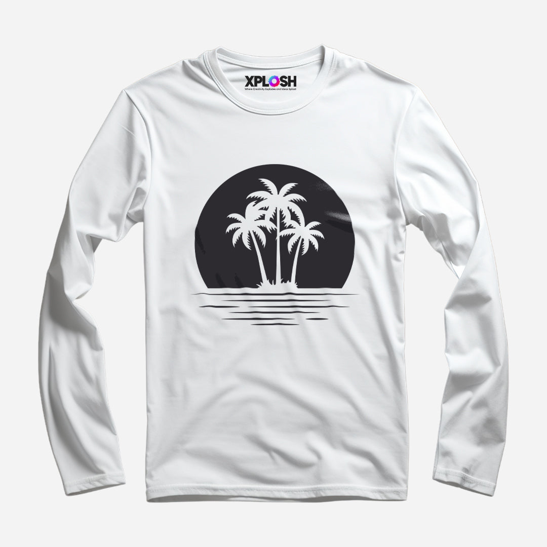 Beach Full Sleeve T-Shirt