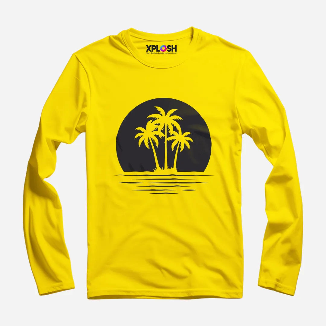 Beach Full Sleeve T-Shirt