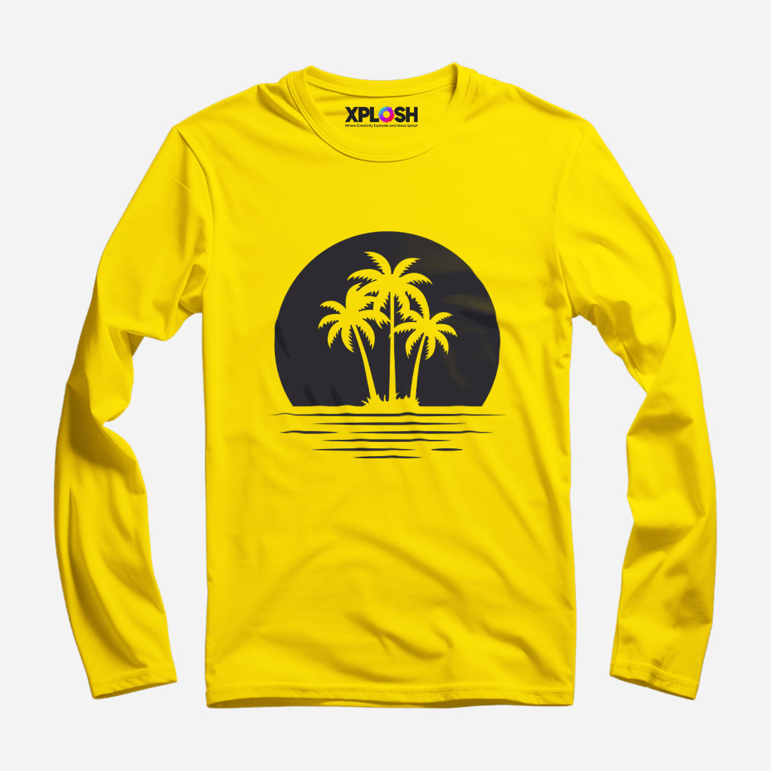 Beach Full Sleeve T-Shirt