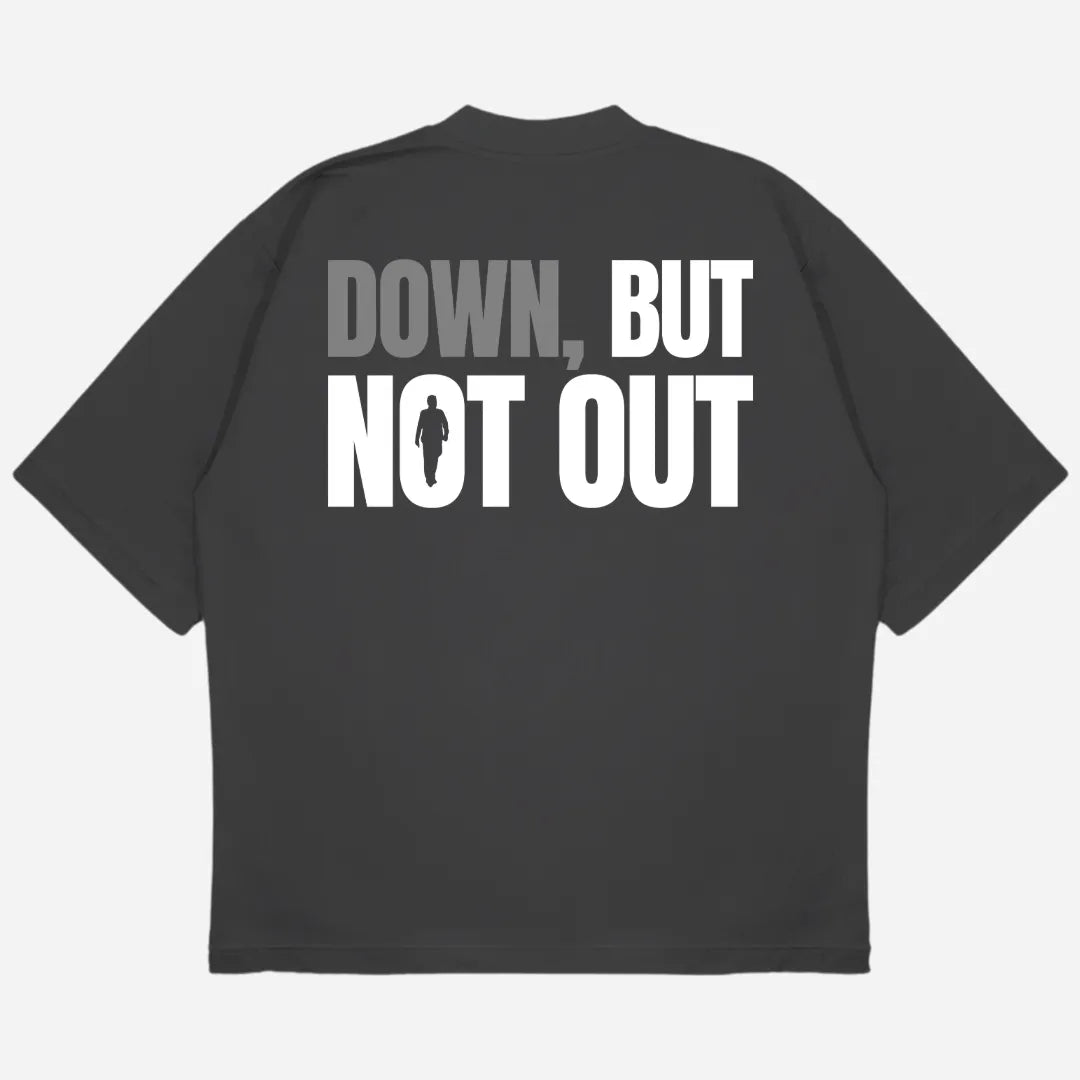 Down But Not Out Drop Shoulder T-Shirt