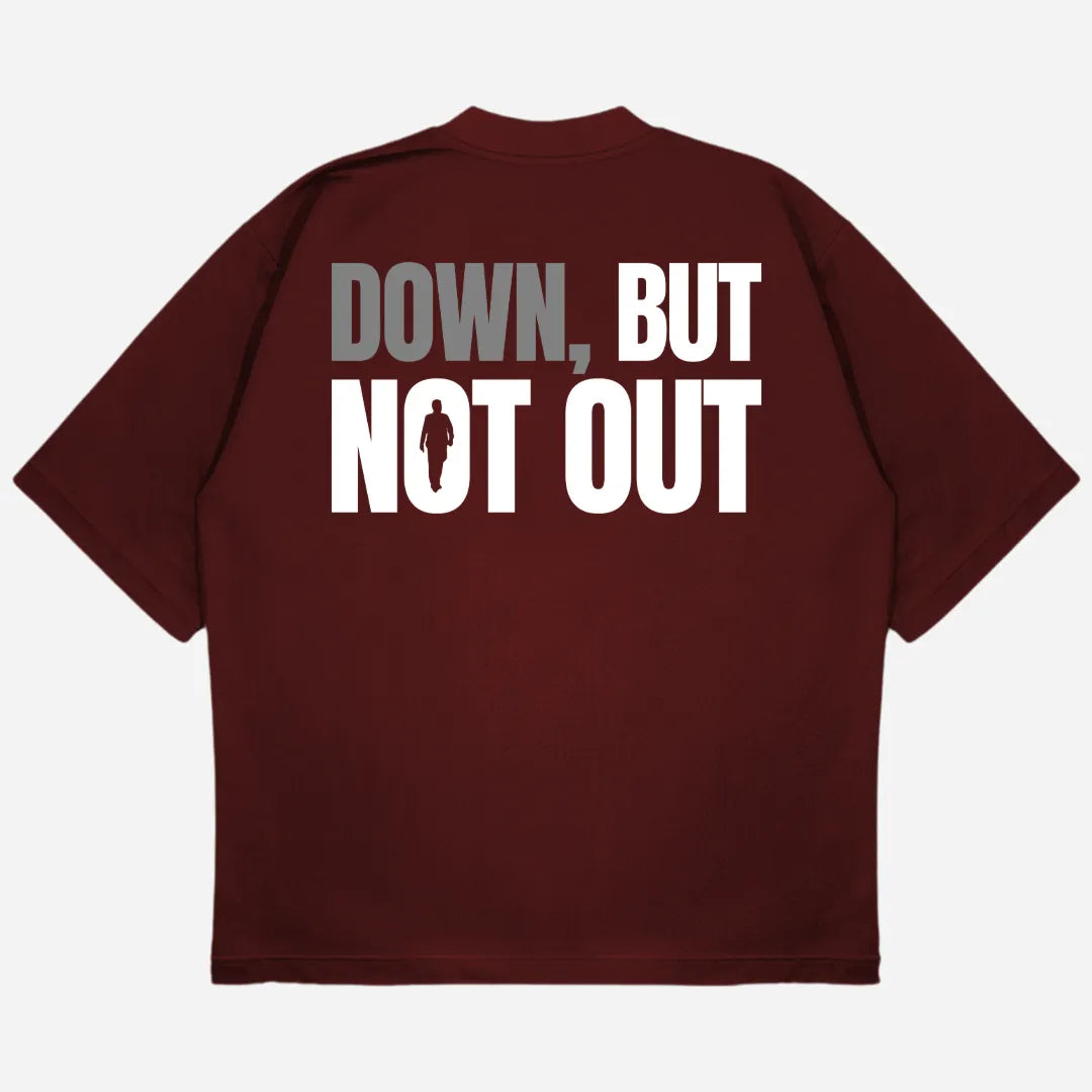 Down But Not Out Drop Shoulder T-Shirt