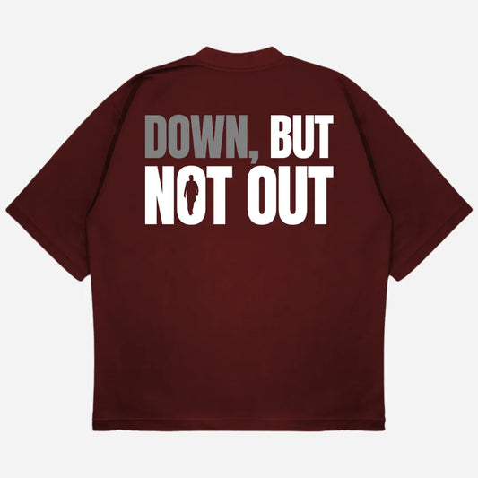 Down But Not Out Drop Shoulder T-Shirt