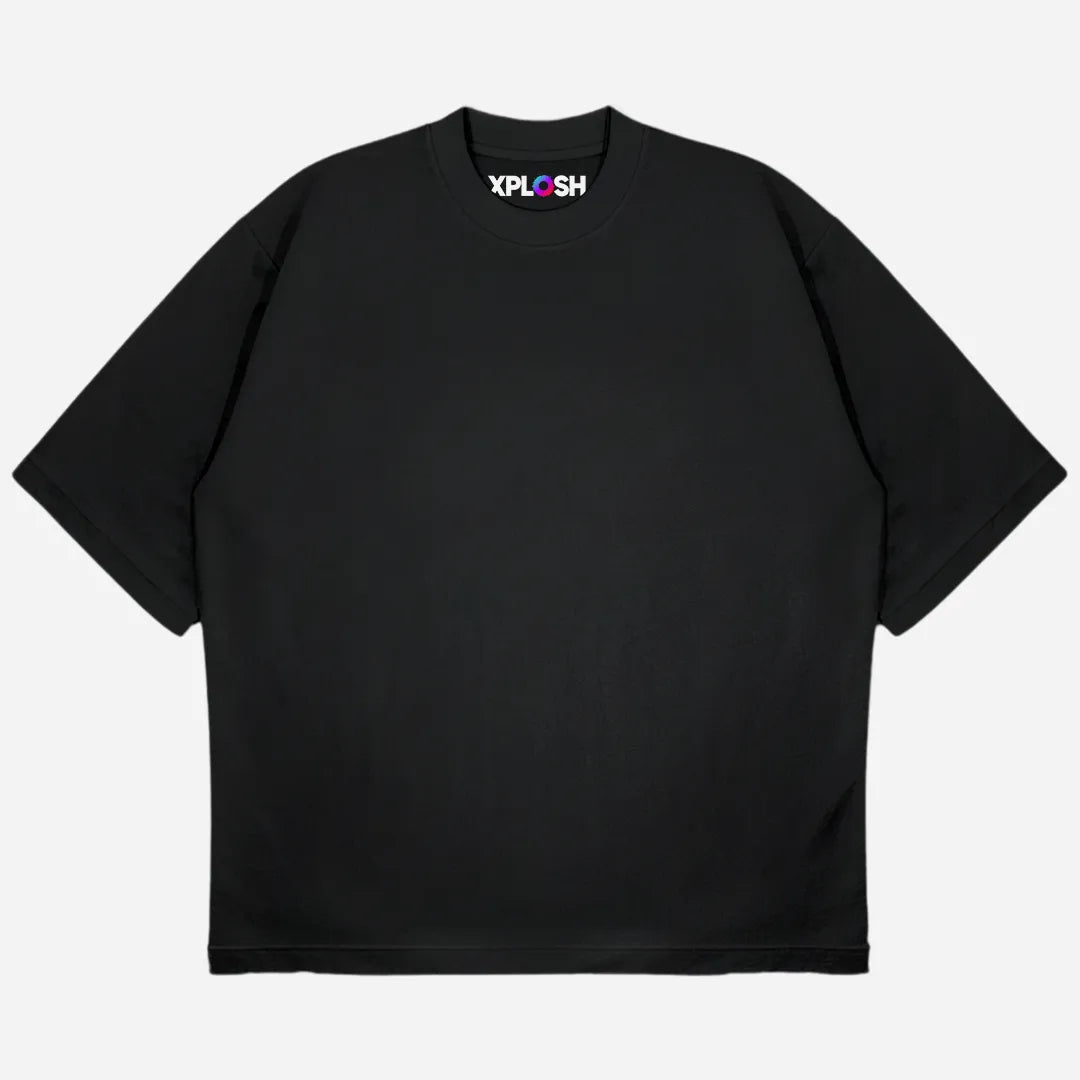 Black Drop Shoulder T-Shirt
