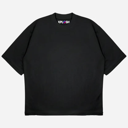 Black Drop Shoulder T-Shirt