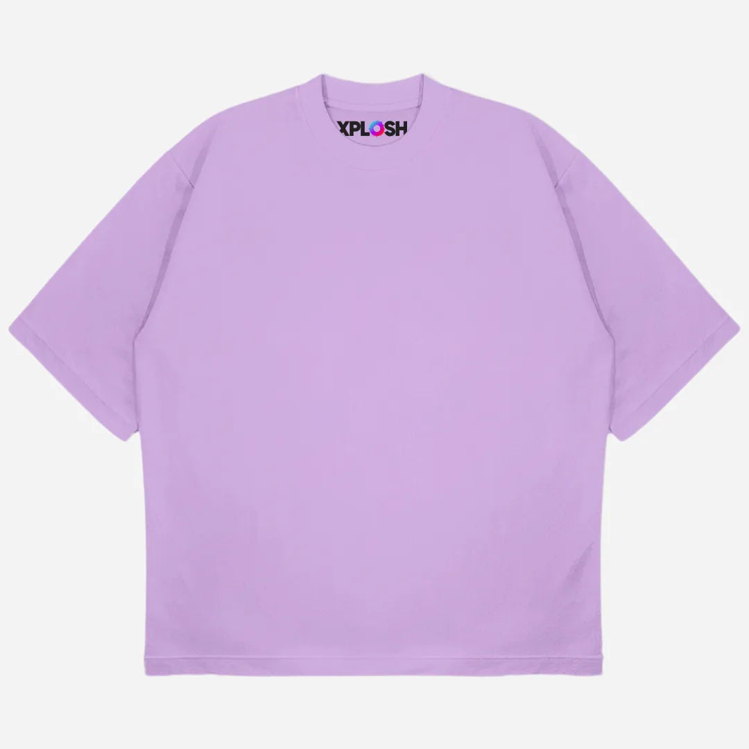 Lilac Drop Shoulder T-Shirt
