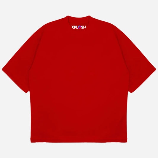 Red Drop Shoulder T-Shirt