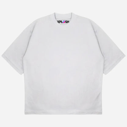 White Drop Shoulder T-Shirt