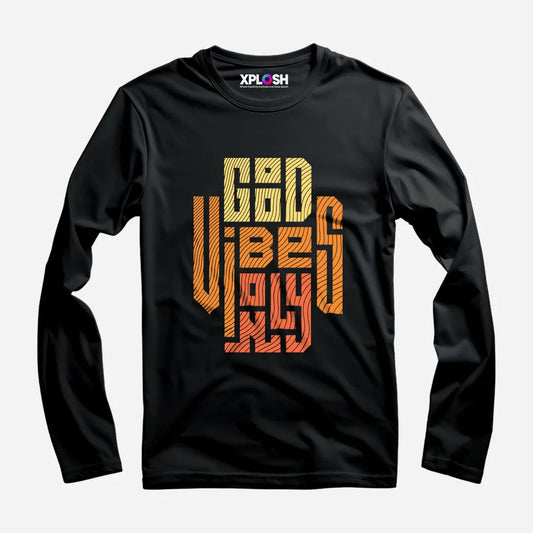 Good Vibes Only Full Sleeve T-Shirt
