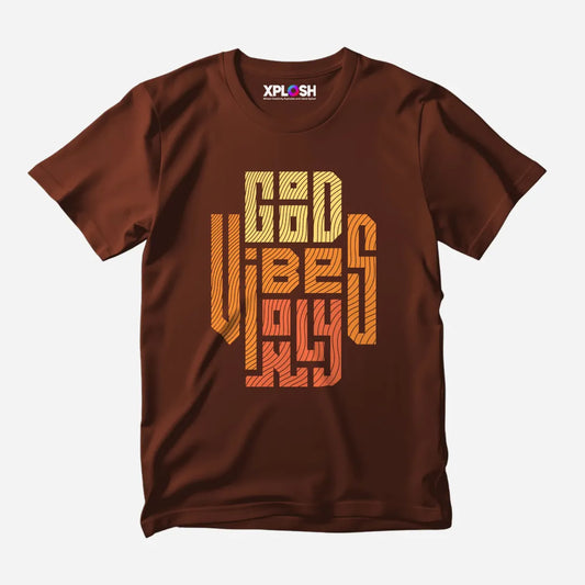 Good Vibes Only Half Sleeve T-Shirt