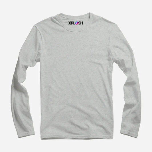 Heather Gray Full Sleeve T-Shirt