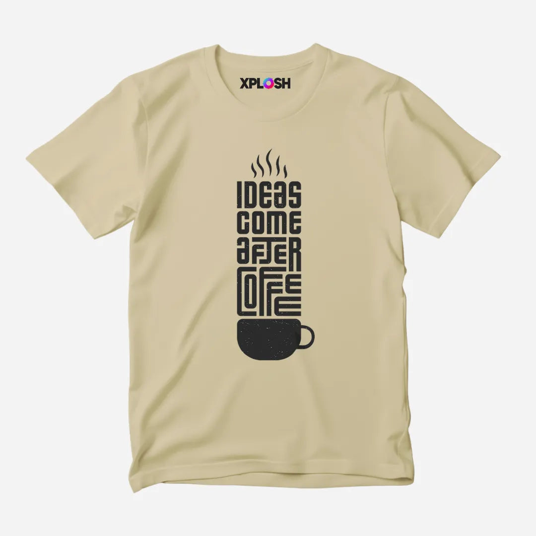 Ideas After Coffee Half Sleeve T-Shirt