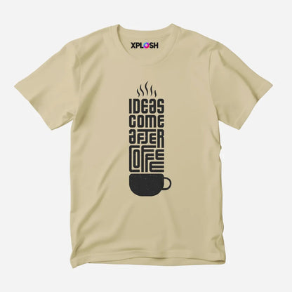 Ideas After Coffee Half Sleeve T-Shirt