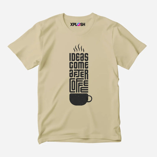Ideas After Coffee Half Sleeve T-Shirt
