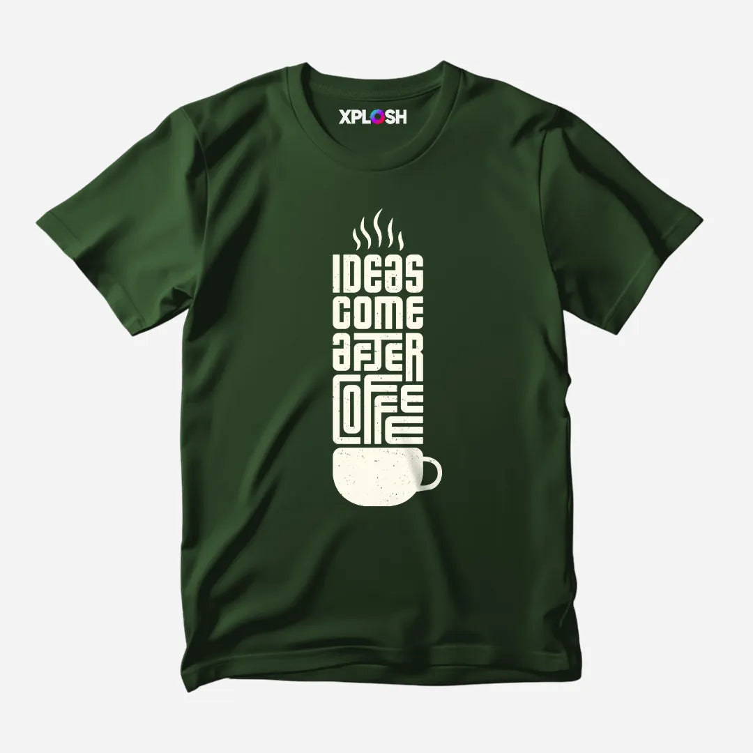 Ideas After Coffee Half Sleeve T-Shirt