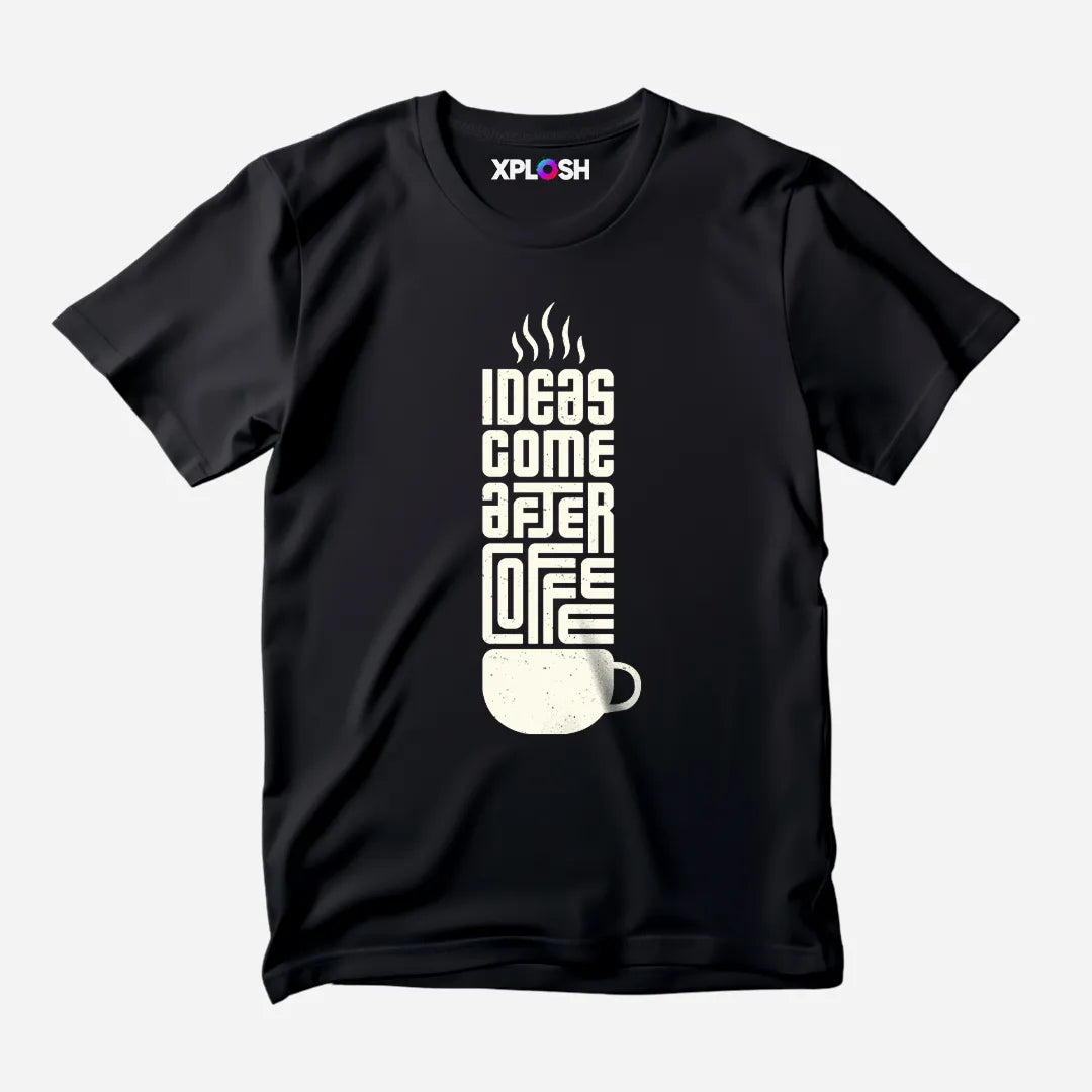 Ideas After Coffee Half Sleeve T-Shirt