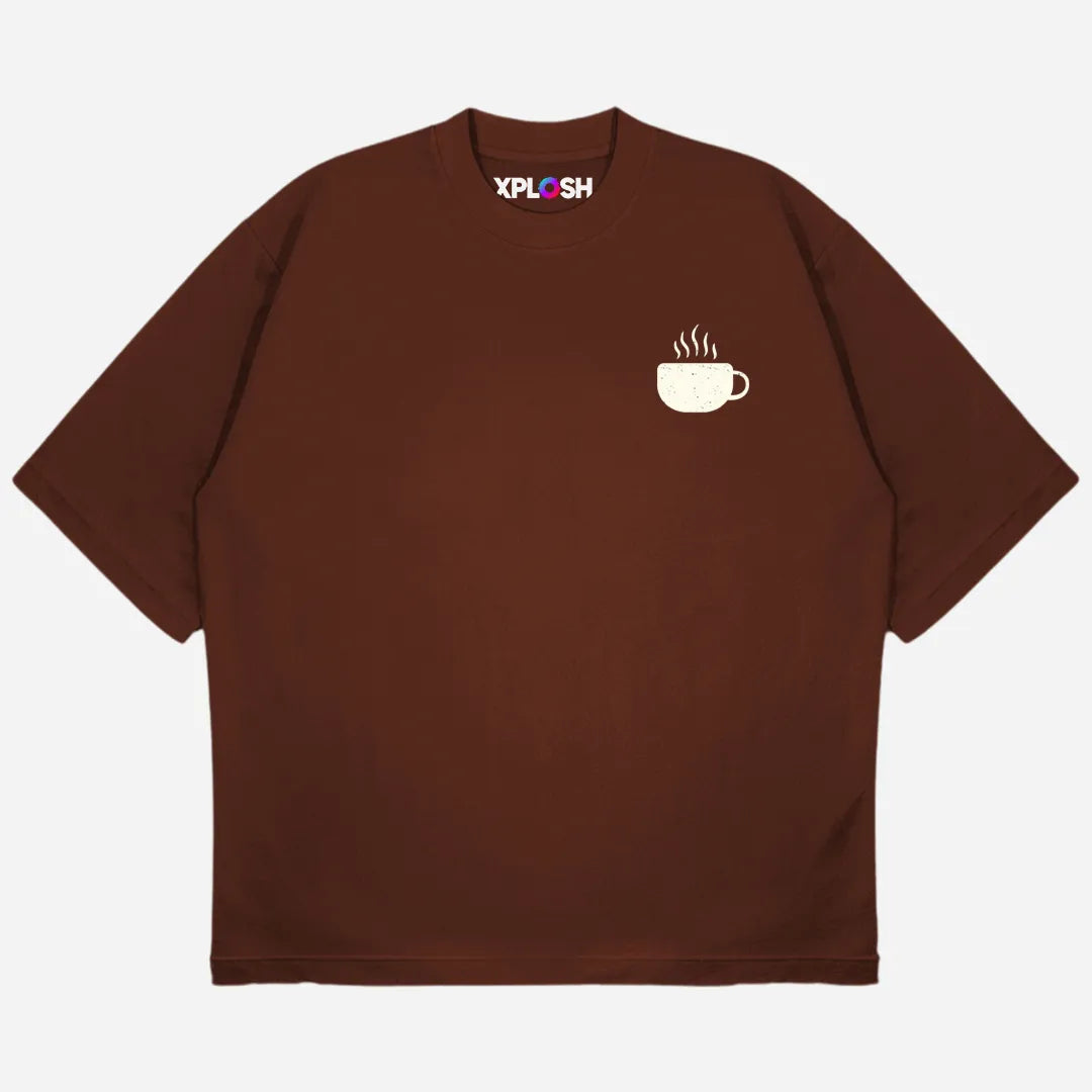 Ideas After Coffee Drop Shoulder T-Shirt