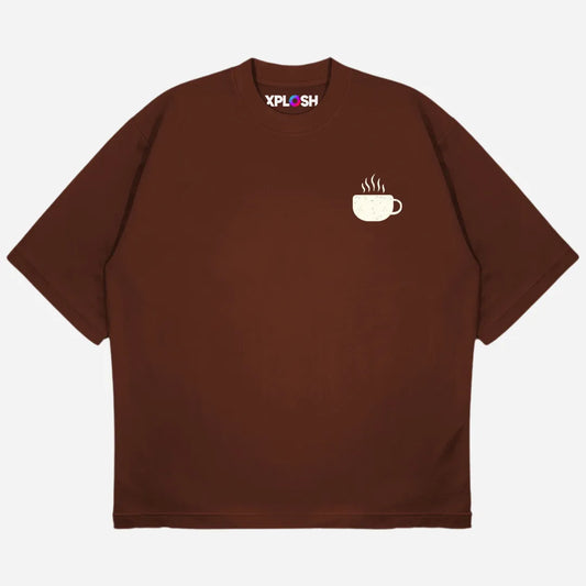 Ideas After Coffee Drop Shoulder T-Shirt