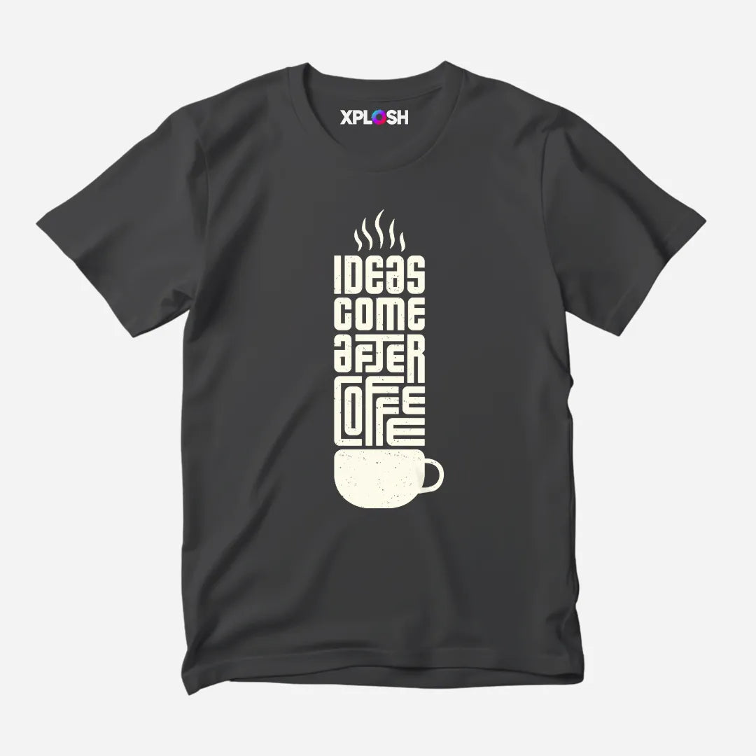Ideas After Coffee Half Sleeve T-Shirt