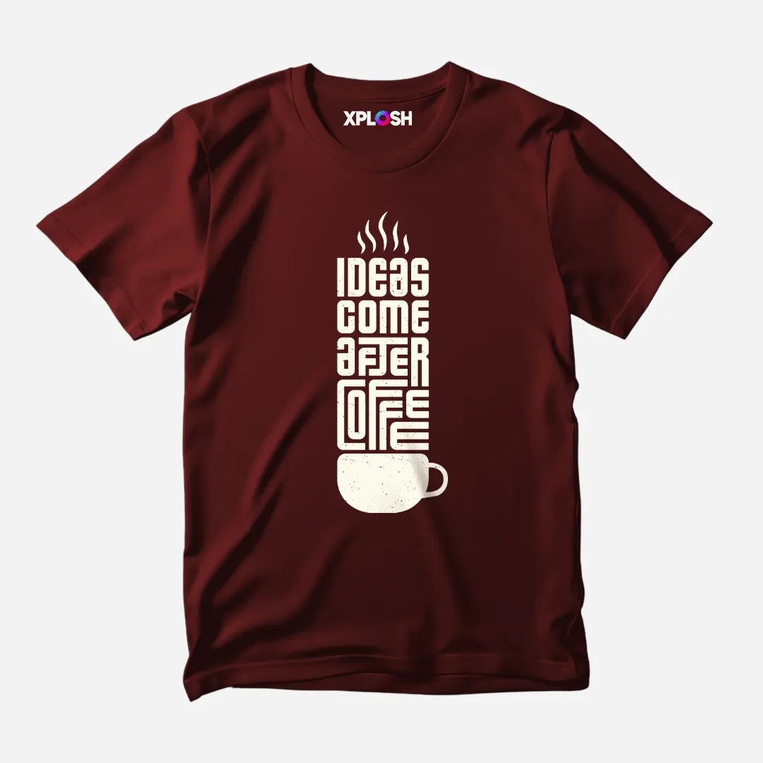 Ideas After Coffee Half Sleeve T-Shirt