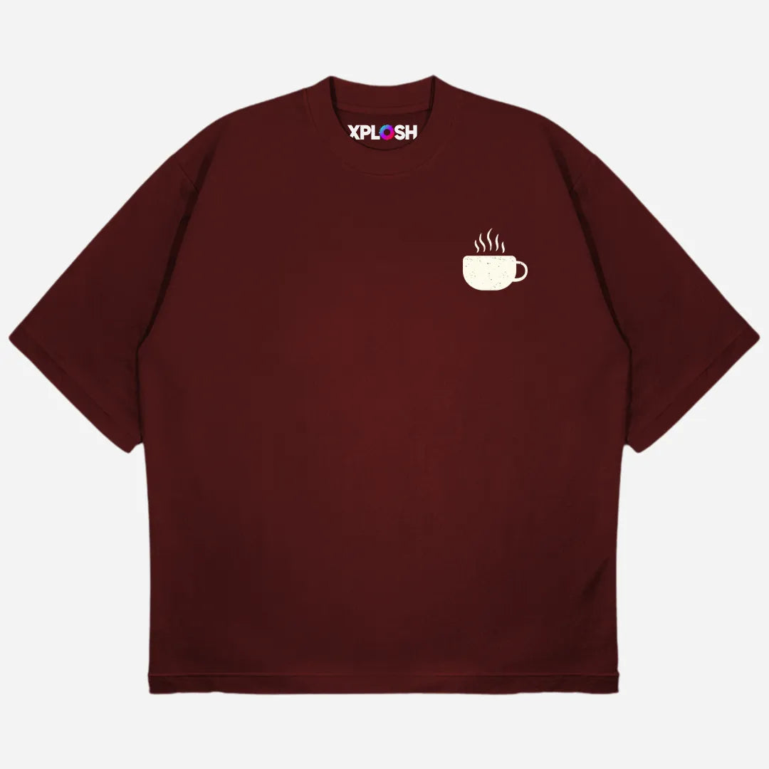 Ideas After Coffee Drop Shoulder T-Shirt
