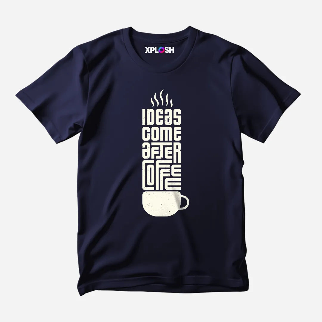Ideas After Coffee Half Sleeve T-Shirt