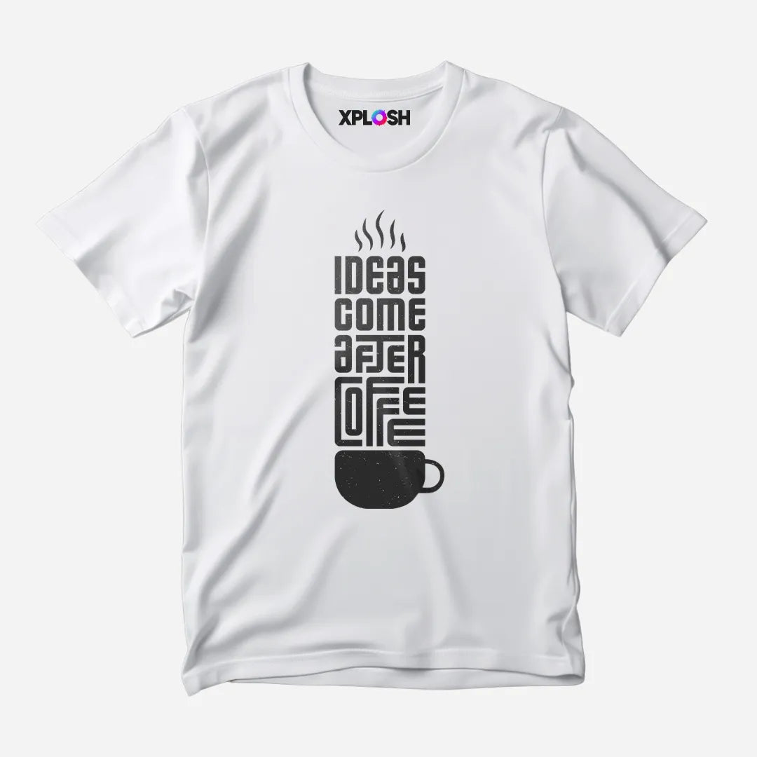 Ideas After Coffee Half Sleeve T-Shirt