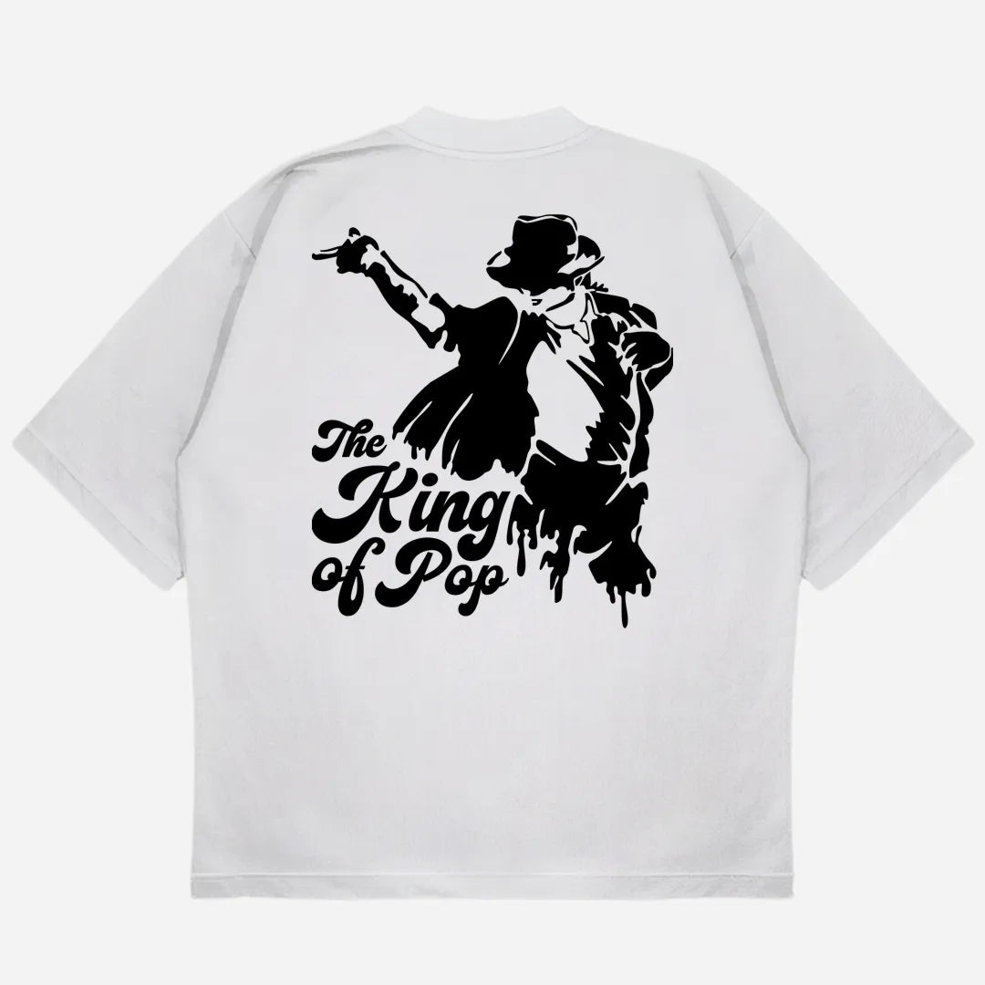 King of Pop Drop Shoulder T-Shirt