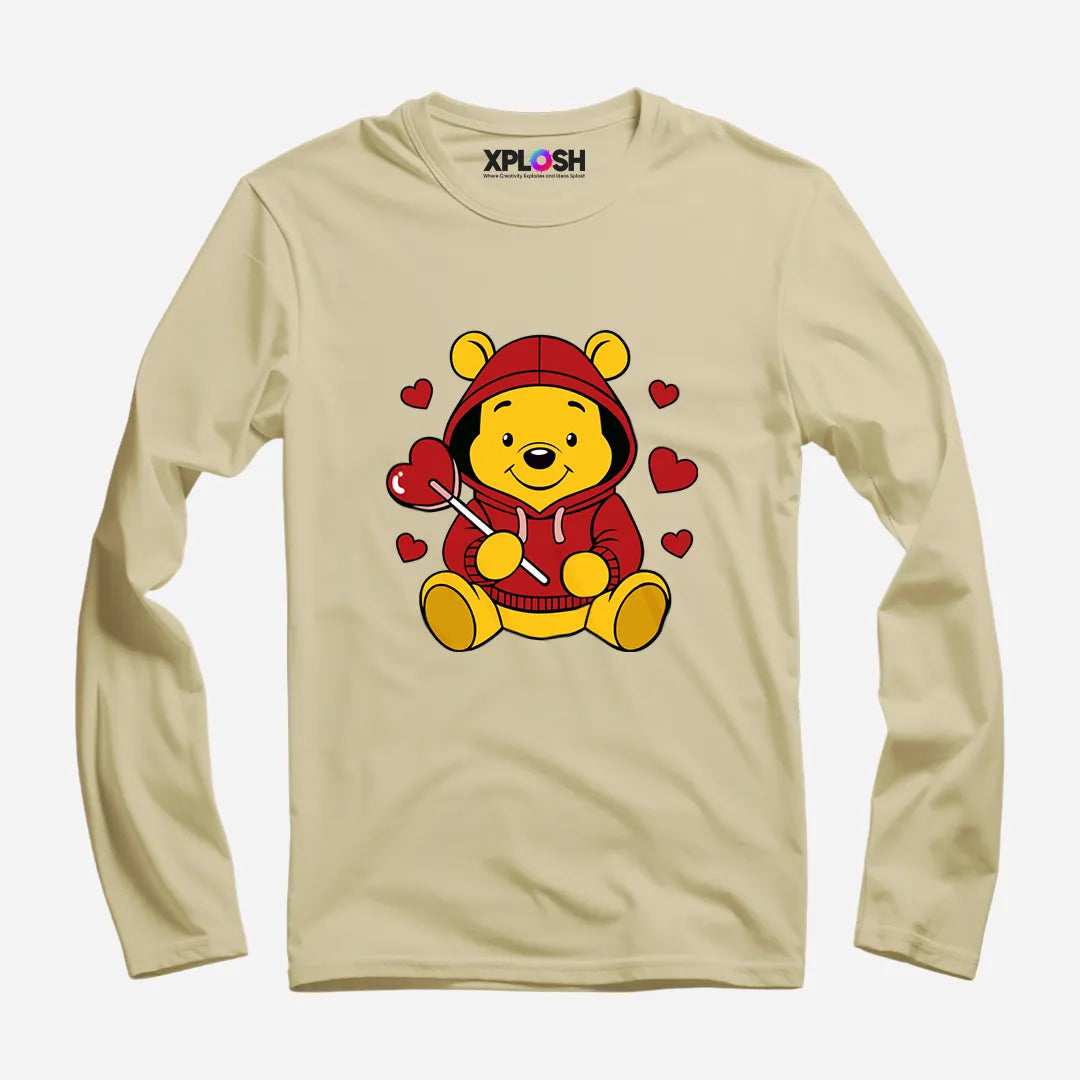 Love Pooh Full Sleeve T-Shirt