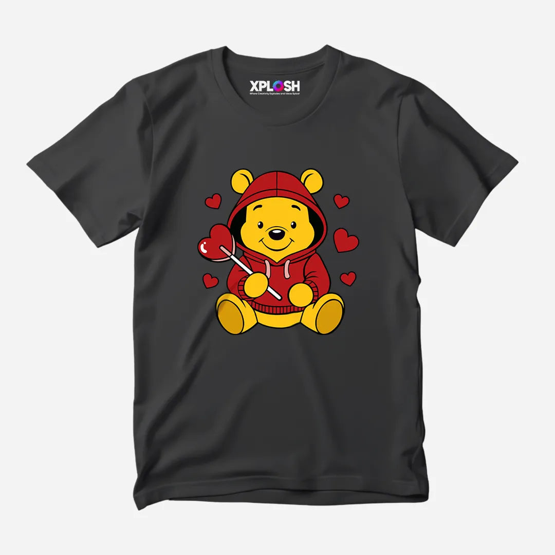 Love Pooh Half Sleeve T-Shirt
