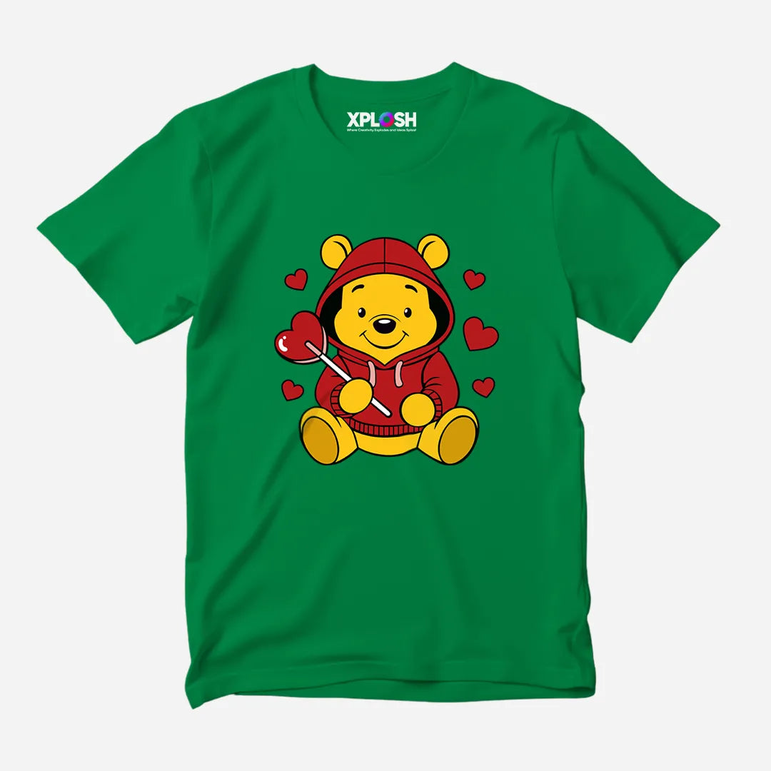 Love Pooh Half Sleeve T-Shirt
