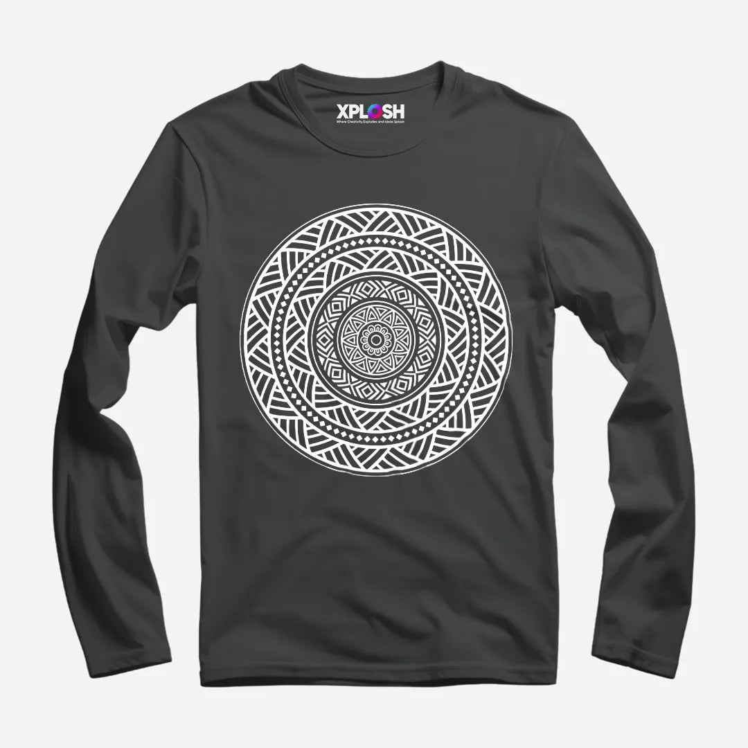 Mandala Full Sleeve T-Shirt