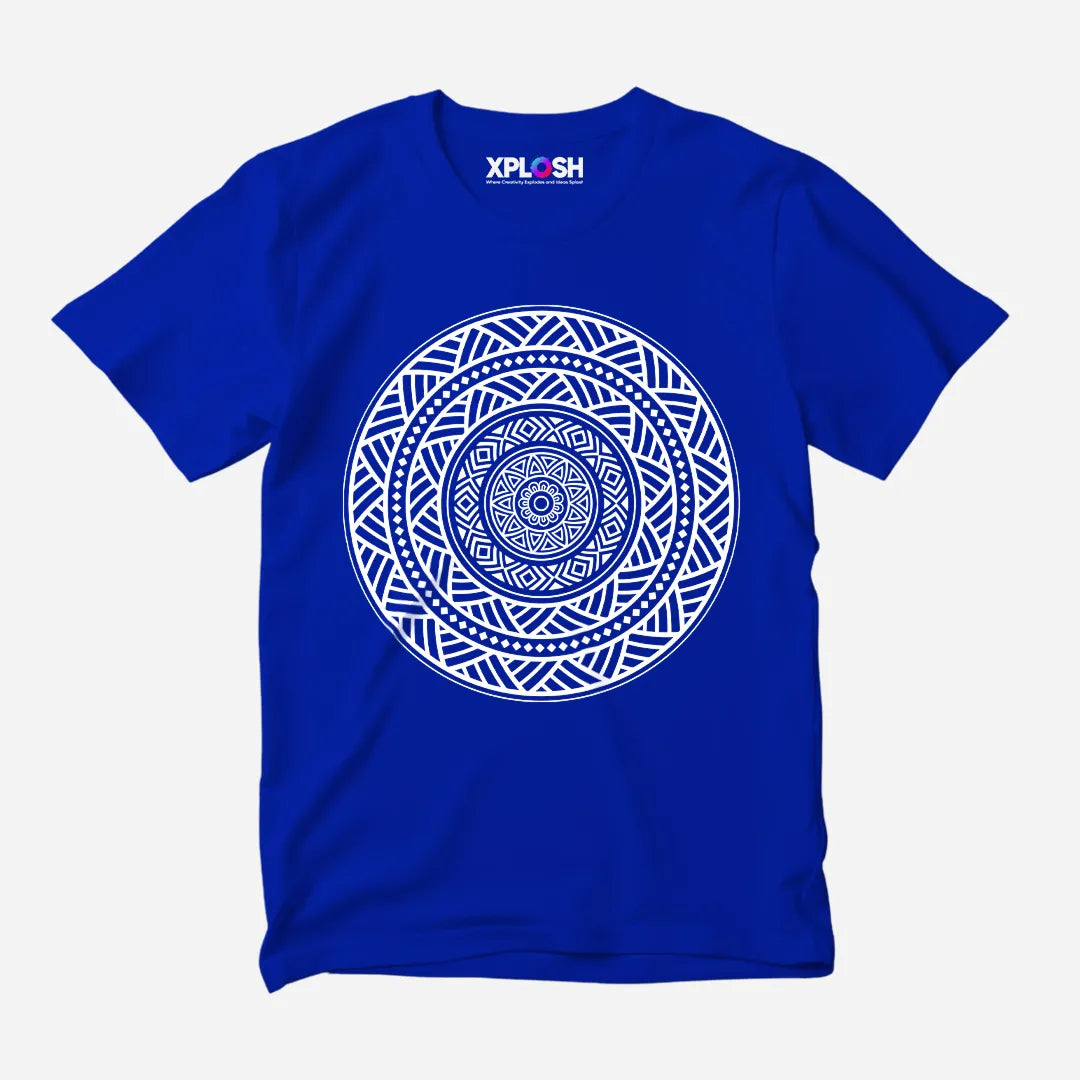 Mandala Half Sleeve T-Shirt