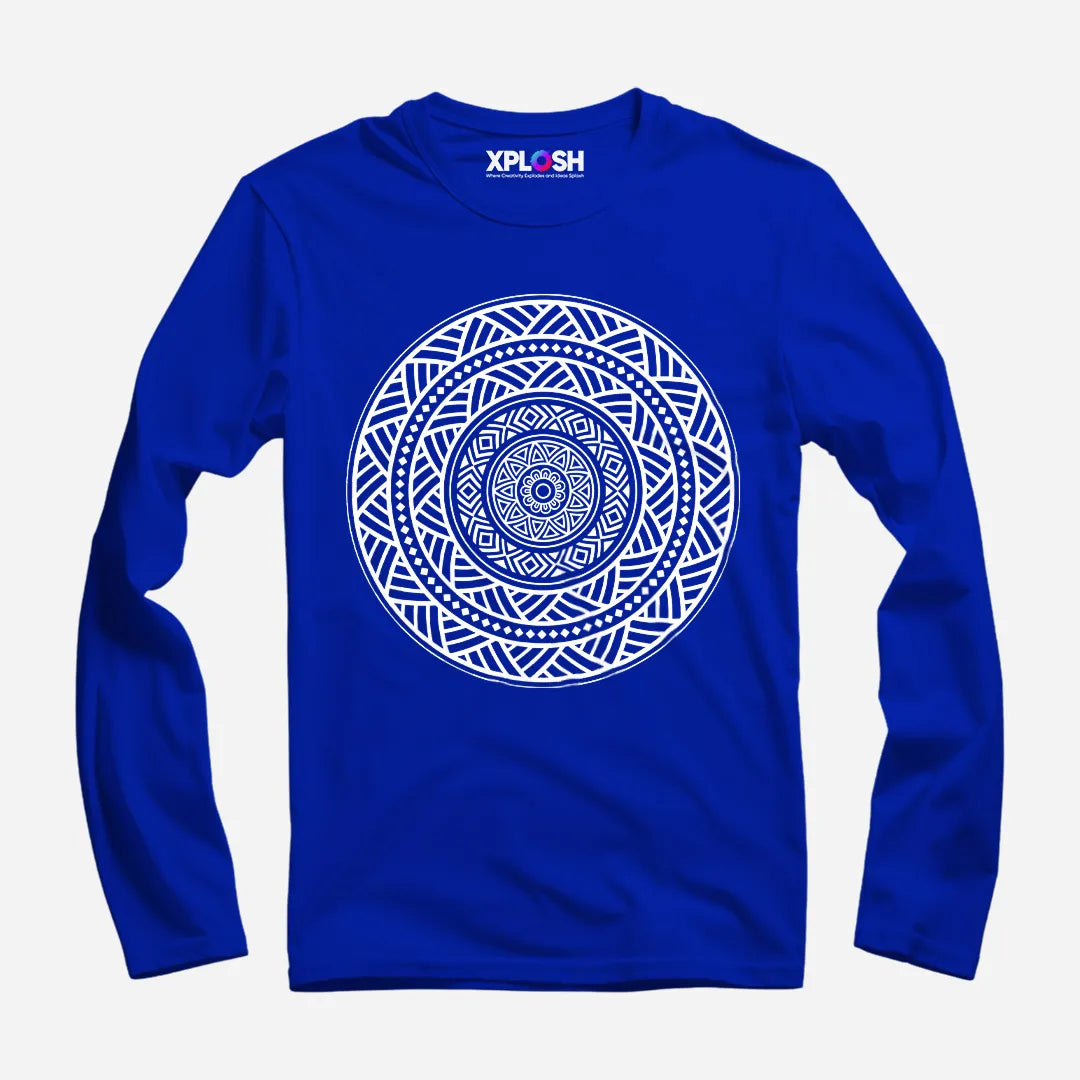 Mandala Full Sleeve T-Shirt