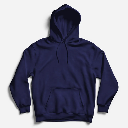 Navy Blue Pullover Hoodie