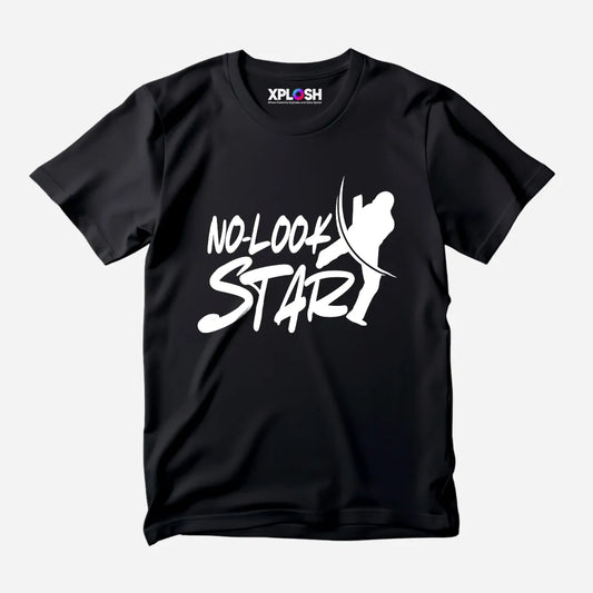 No-Look Star Half Sleeve T-Shirt