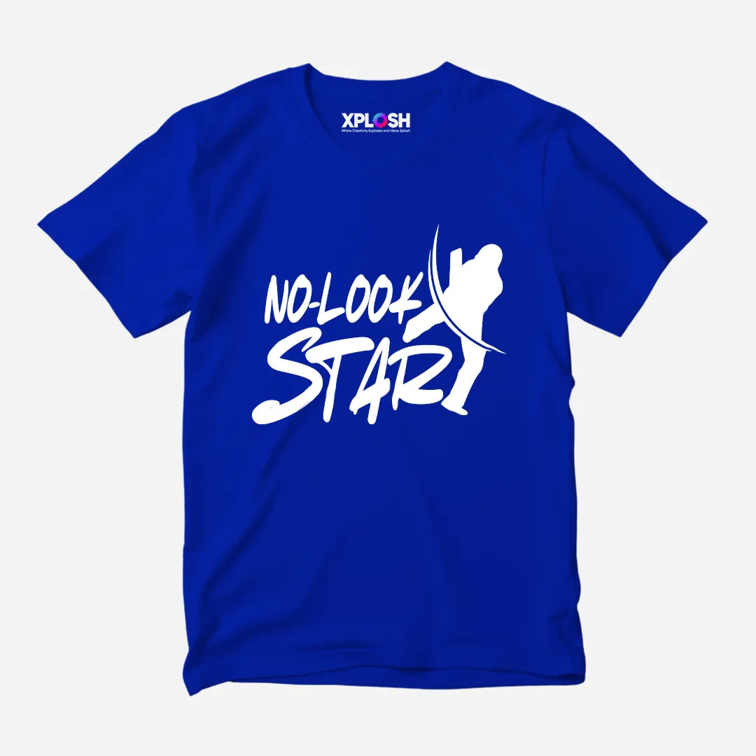 No-Look Star Half Sleeve T-Shirt